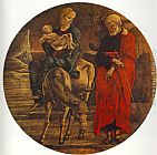Flight to Egypt (from the predella of the Roverella Polyptych) by Cosme Tura